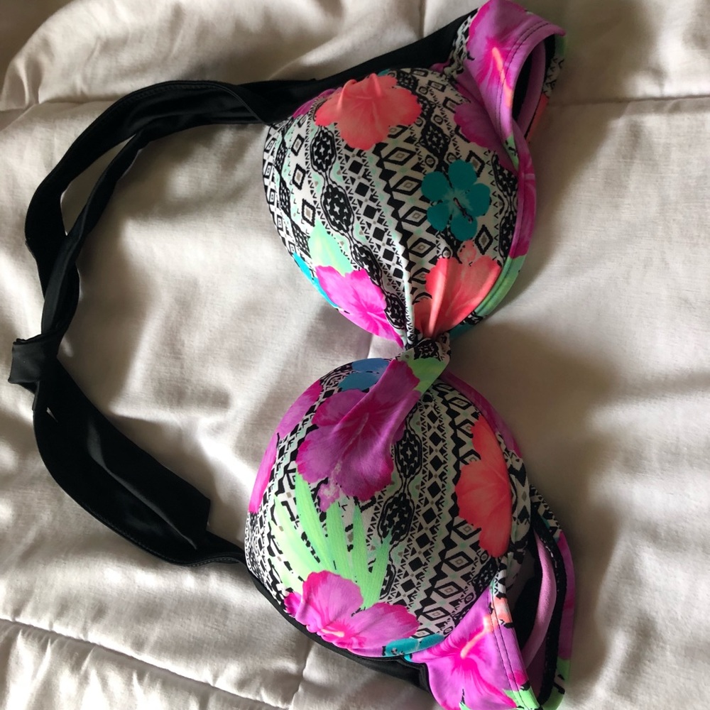 floral, aztec, swimsuit top